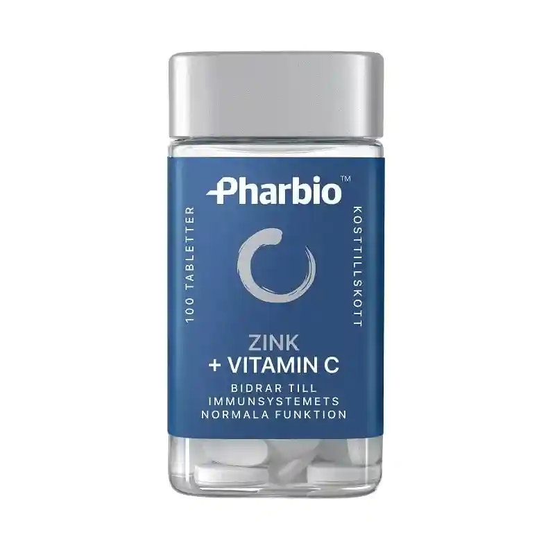 Pharbio Zinc + Vitamin C 100 Tablets